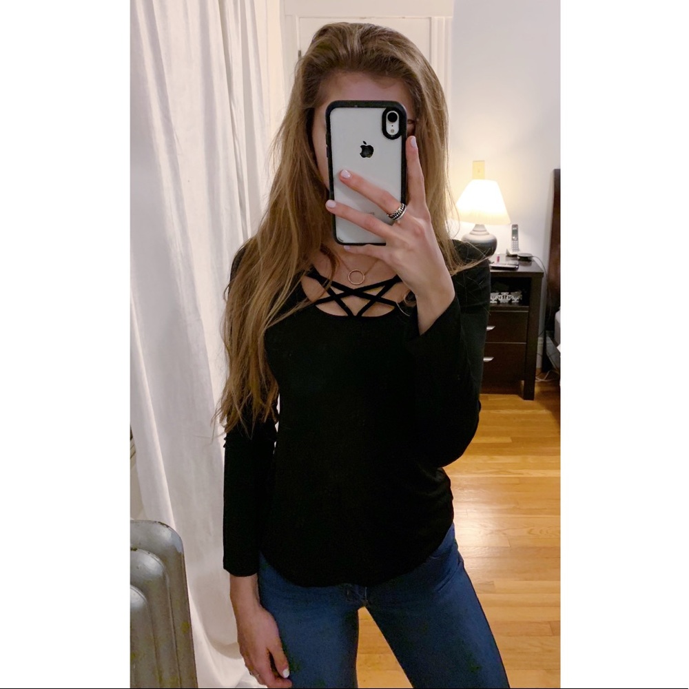 Cute simple black shirt